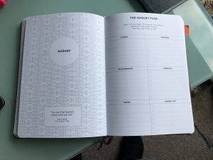 2021 Circle Planner to track monthly goals