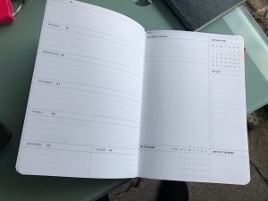 2021 Circle Planner to track weekly goals